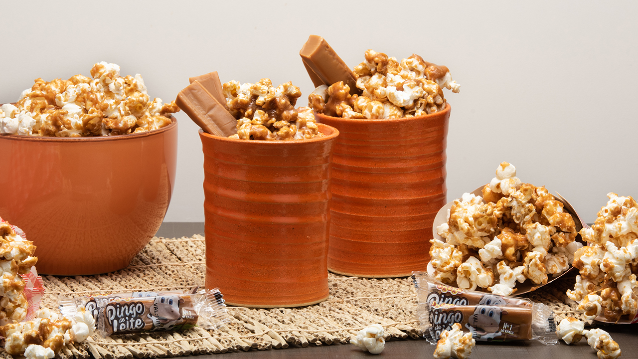 Imagem da receita de Pipoca Caramelada